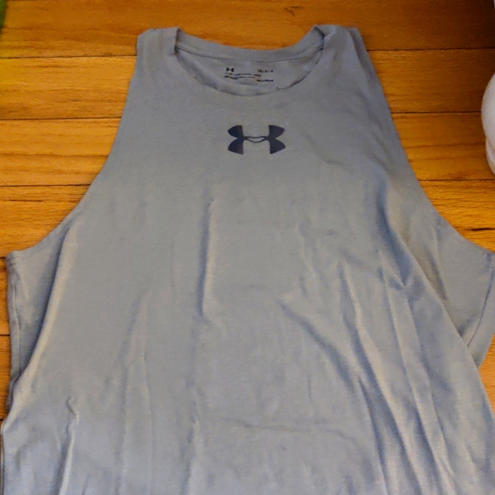 Men's under armour grey tank top